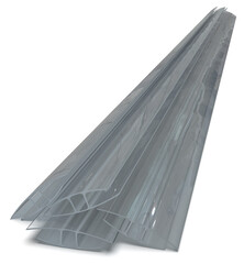 Polycarbonate sheet connector