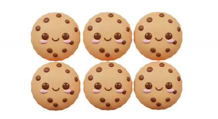Cute chocolate chip cookies