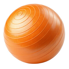 Bright Orange Fitness Ball for Dynamic and Energetic Sessions
