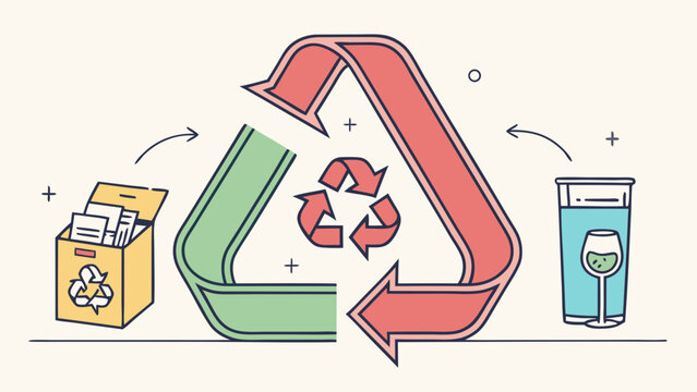 Exotic destinations in flat vector style, serene mood - vector illustration