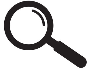 MAGNIFYING GLASS SILHOUETTE