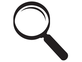 MAGNIFYING GLASS SILHOUETTE