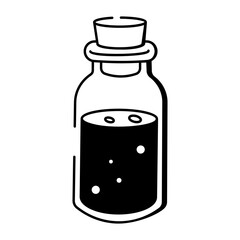 A doodle style icon showing file rack
