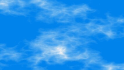 Blue Sky with White Cloud-like Abstract Texture Background