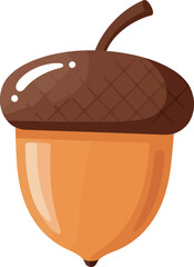 Cute acorn illustration