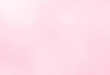Subtle pastel pink heart pattern on a soft gradient background,  tones,  soft