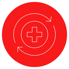 Recover icon, Recover Stronger Your Path to Healing, Bounce Back to Health with Confidence