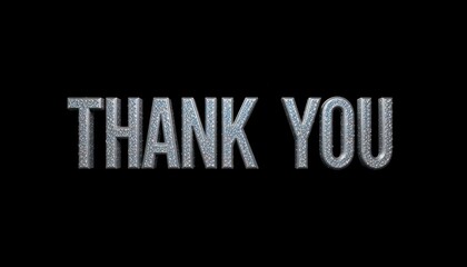 A Sparkling Thank You Message