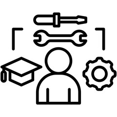 Skill Development Icon