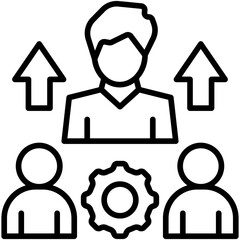 Obraz premium Leadership Icon