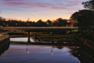 Parra Bridge west set