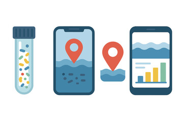 Exploring water quality testing technology through mobile applications and laboratory samples