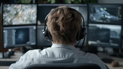 Emergency response: 911 operator focus, voice command, urgent reaction, dispatch coordination, headset signal, crisis alert, communication skill, calm tone, quick decision, support role, rescue link