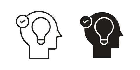 Understand icon vector, solid illustration, pictogram isolated color editable