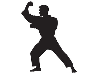 MARTIAL ART SILHOUETTE