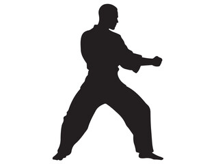 MARTIAL ART SILHOUETTE