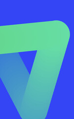 Abstract gradient flowing shapes for graphic decorate