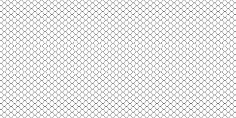 Wire mesh fence isolated on white background