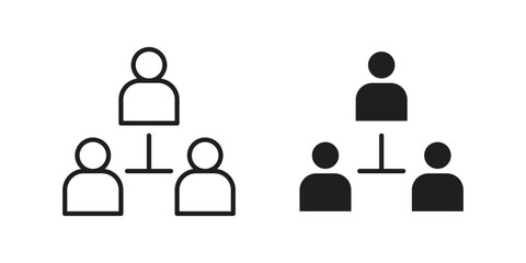 Ponzi scheme icon vector, solid illustration, pictogram isolated color editable