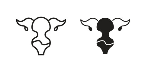 Pelvic inflammatory disease icon vector, solid illustration, pictogram isolated color editable