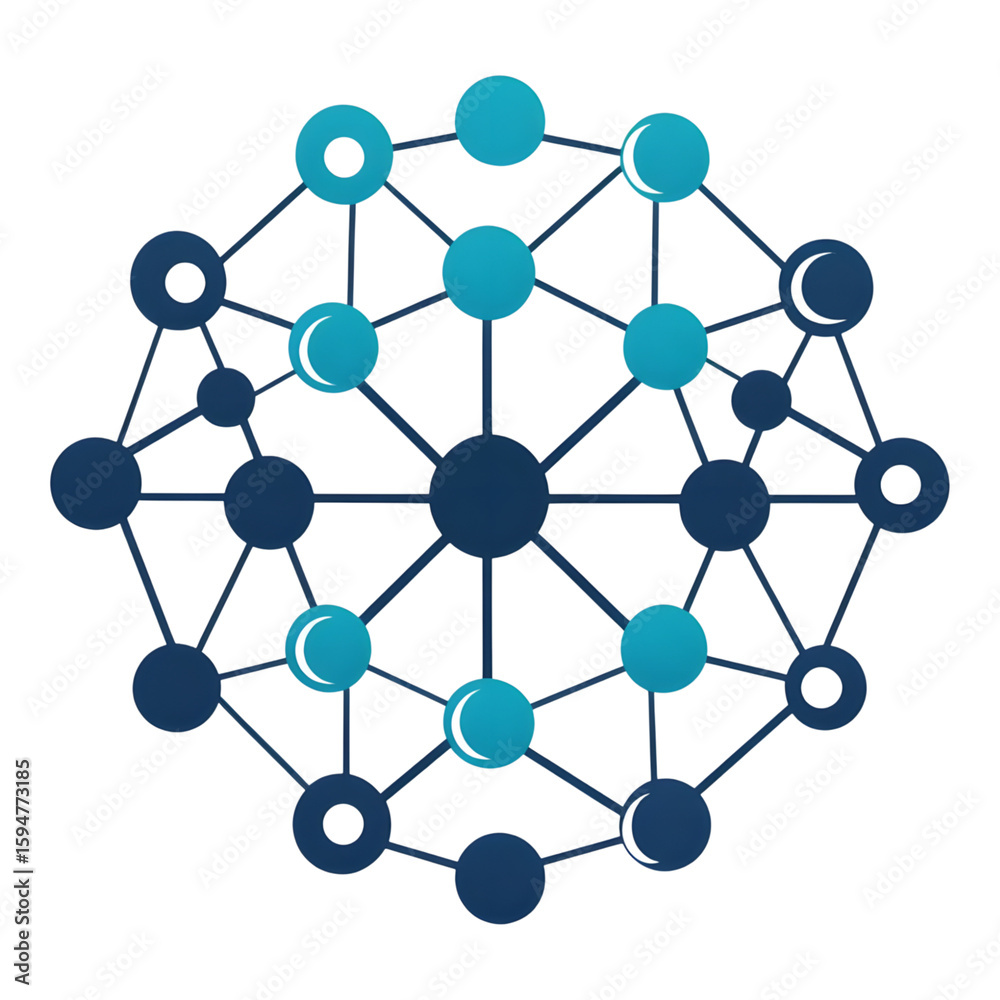 Poster exploring network connections and data flow digital environment infographic view conceptual insight