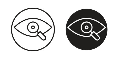 Investigation icon vector, solid illustration, pictogram isolated color editable