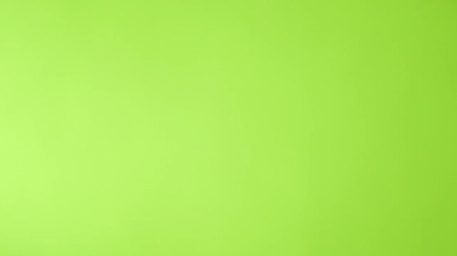 Green background. Light-green spring color backdrop. Pastel tint. Luxury mockup design. Cold wallpaper. Copy space. Soft light gradient. Fresh color. No people. Empty osb wall. 4k footage.