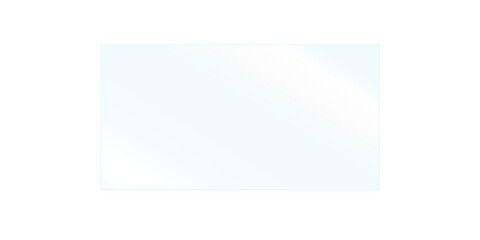 Glossy Transparent Plastic Frame with Bright Glow and 3D Light Effect for Creative Abstract Template or Display Mockup