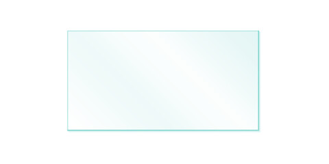 Glossy Transparent Plastic Frame with Bright Glow and 3D Light Effect for Creative Abstract Template or Display Mockup
