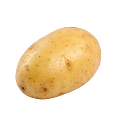 potatoes isolated on white background