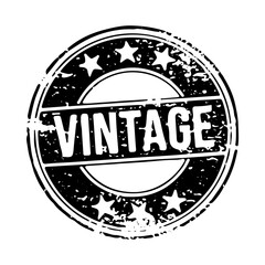 Black Vintage stamp isolated on transparent background. Distressed Vintage Label. Black and White Grunge Vintage Sign. Vintage Grunge Stamp. Vector
