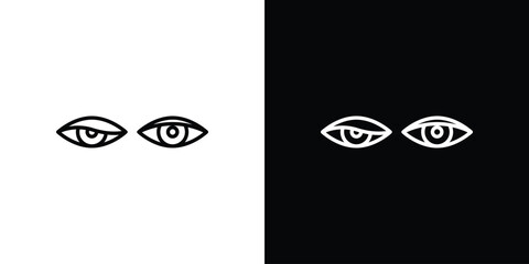 Myasthenia gravis icon linear icon. Line with editable stroke