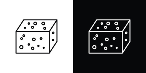 Halva icon linear icon. Line with editable stroke