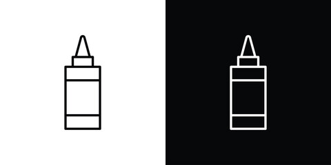 Glue icon linear icon. Line with editable stroke