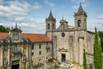 Fototapeta premium Santo Estevo de Ribas de Sil Monastery in Galicia, Spain