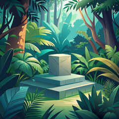 palm trees in the window