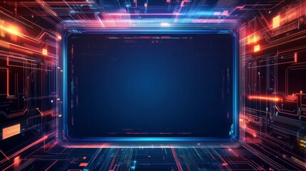 Design background of scientific and technological border