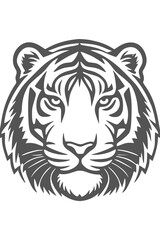 Fototapeta premium tiger head vector