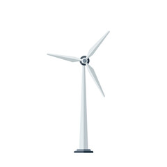 Wind Turbine Icon, Clean Energy Symbol