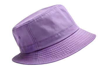 Purple and black hats isolated on white background