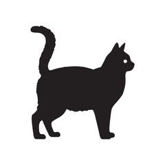 Elegant Cat Silhouette