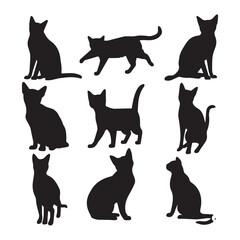 Elegant Cat Silhouette