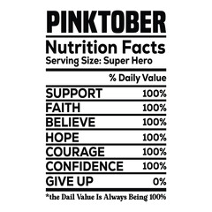 pinktober nutrition facts