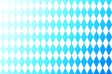 ダイヤ模様のグラデーション（ビビッド＆白透過）青