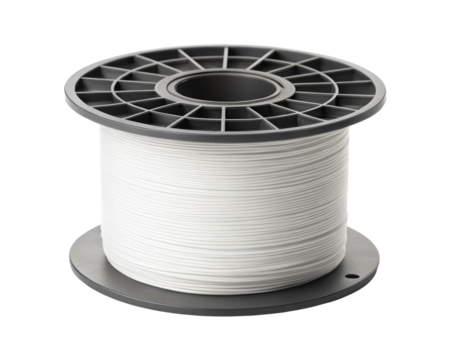 wire spool isolated on white