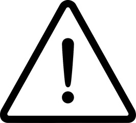 Caution Sign Alerting Drivers to Potential Hazard, Urban Roadway, Safety Graphic, Daylight, Eye-Level Perspective