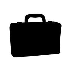 Briefcase silhouette vector, Business briefcase icon, Professional briefcase