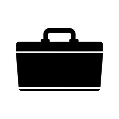 Briefcase silhouette vector, Business briefcase icon, Professional briefcase