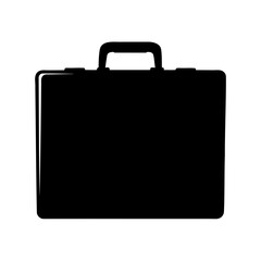Briefcase silhouette vector, Business briefcase icon, Professional briefcase