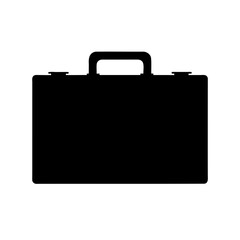 Briefcase silhouette vector, Business briefcase icon, Professional briefcase